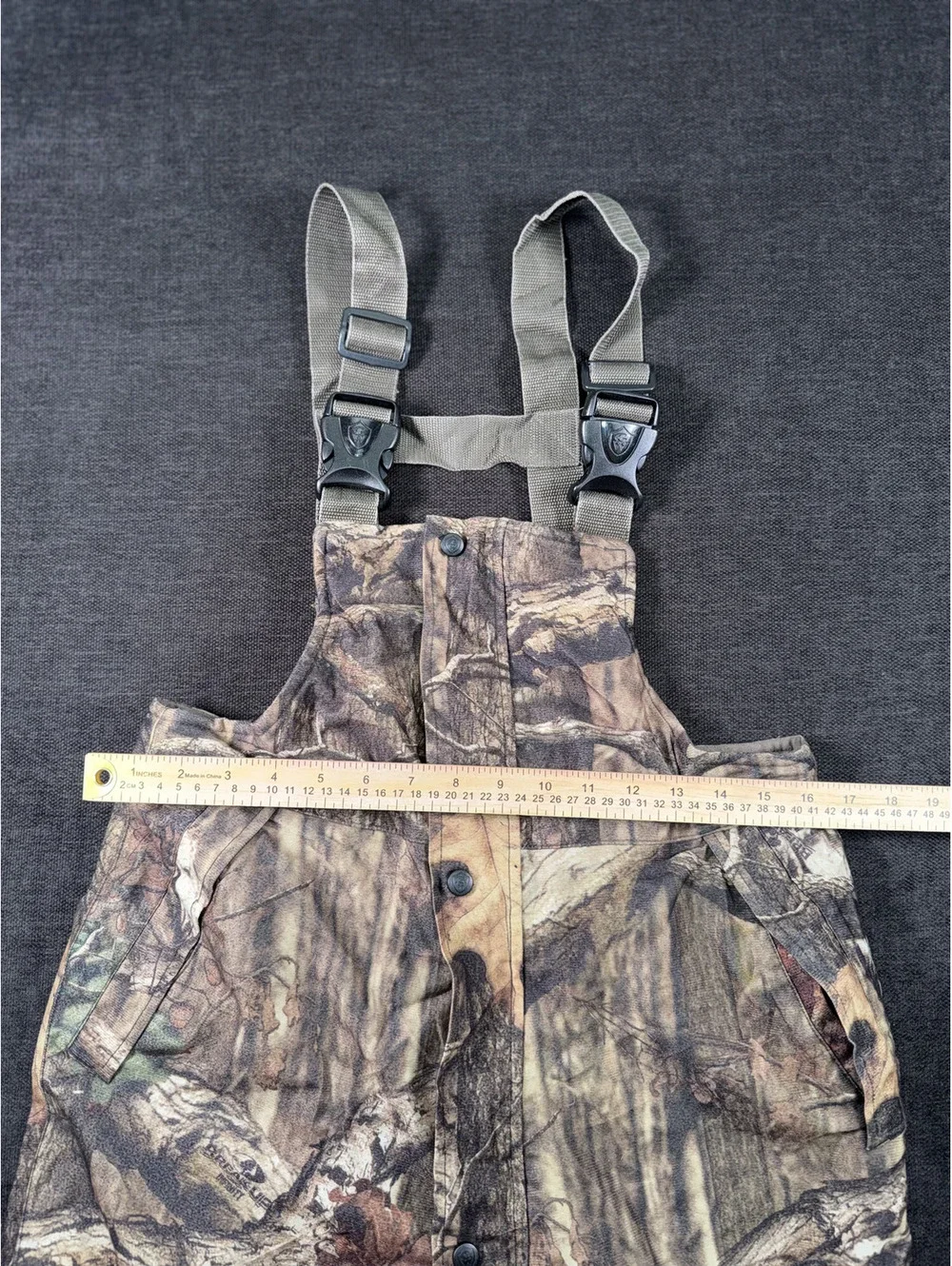Youth Game Winner Waterproof Camo Hunting Bib Overalls Size Large